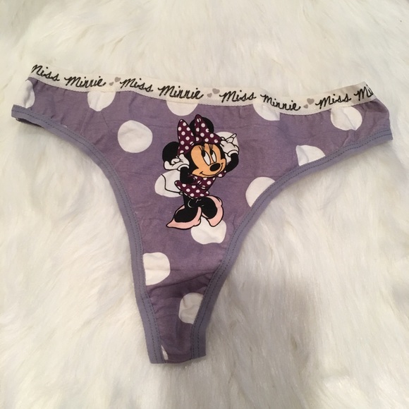Disney Intimates & Sleepwear Disney Minnie Mouse Thongspanties Purple Sz S New Poshmark
